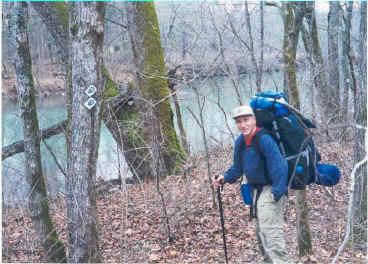 Eleven Point River in Jan. Ozark Trail